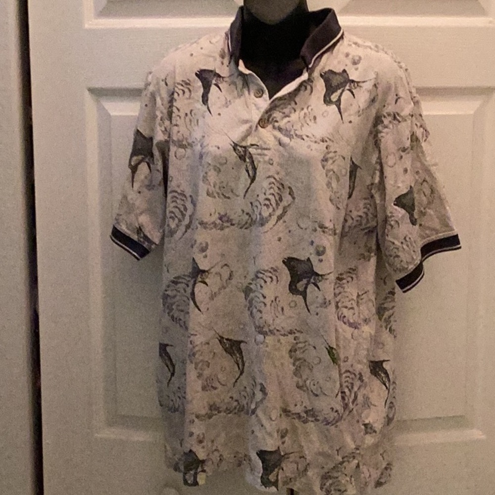 🎣Boca Classics Size Large Pre- Loved Polo Style Shirt 🎣